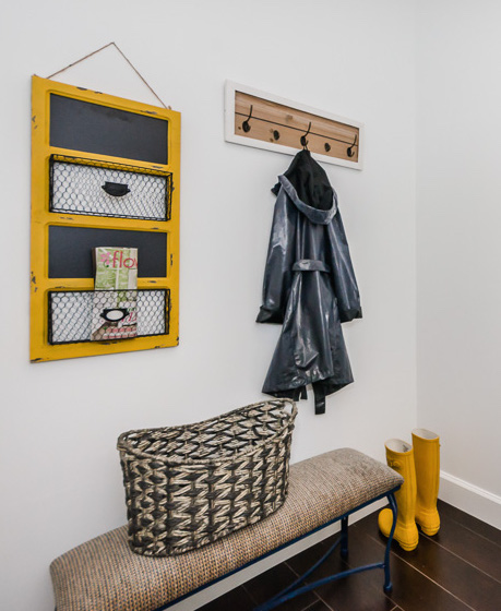 Mudroom staging example