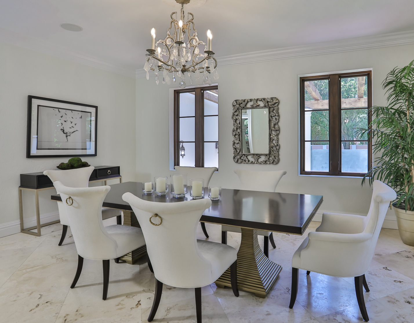 Dining room home staging