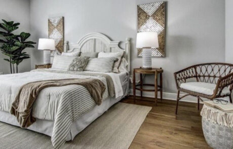 Bedroom interiors designed by Tampa's top interior design studio Home Frosting